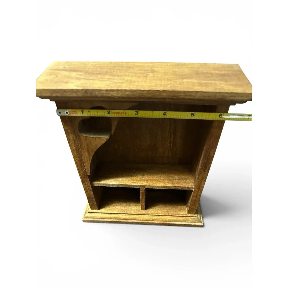 Miniature Wood Trinket Shelf Heart Farmhouse Cottage
